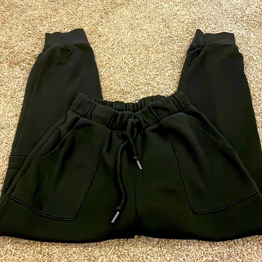 VS PINK Black Cargo Sweats